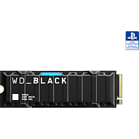 WD _BLACK™ SN850 NVMe™ SSD für PS5™-Konsolen, 1 TB, SSD-Speicher, Schwarz/Blau