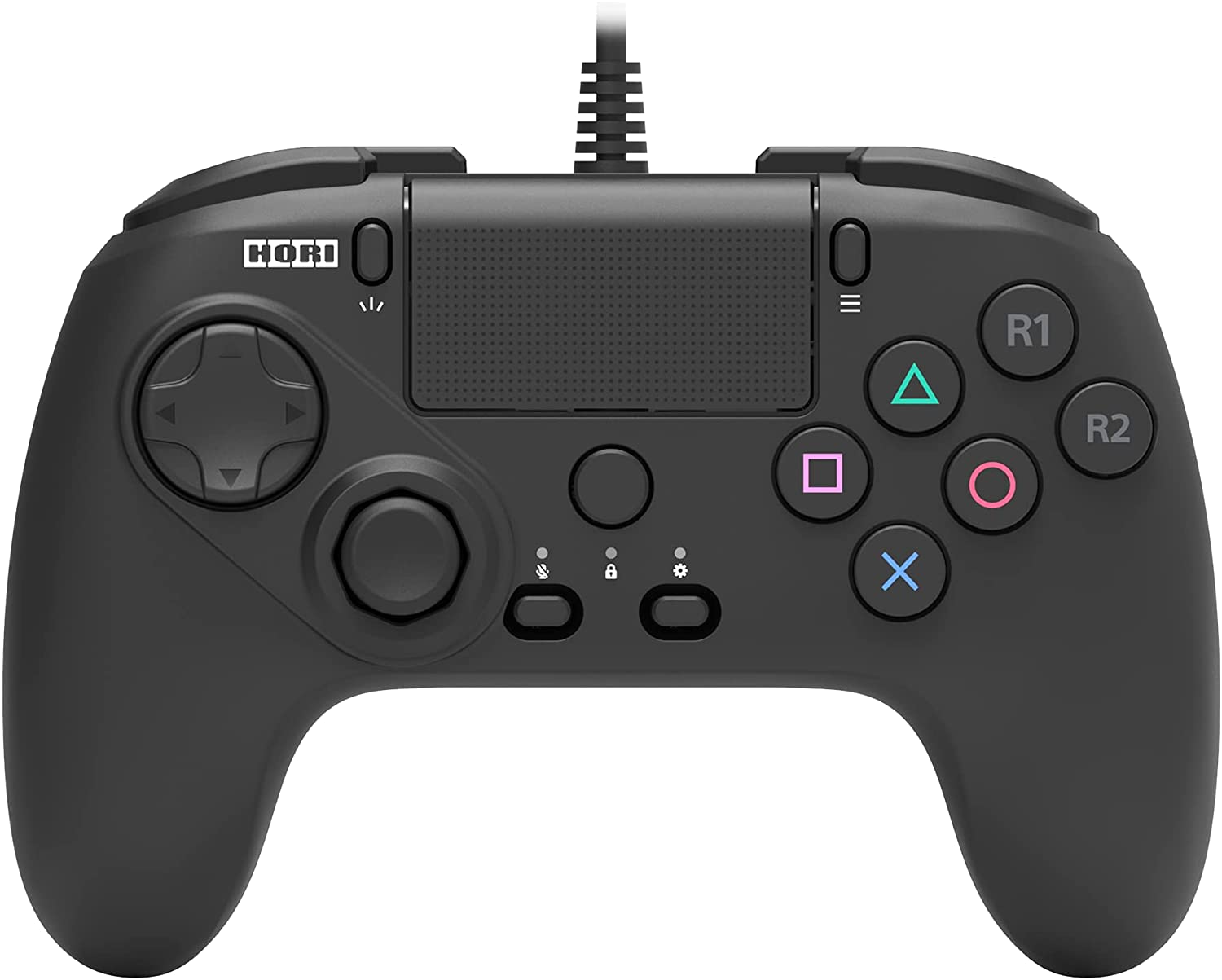 Mando - Hori Fighting Commander Octa, Para PS5, PlayStation 4 y PC, Con Cable, Negro