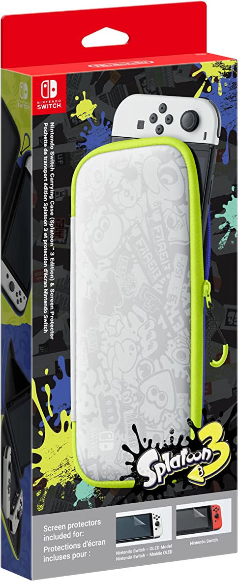 NINTENDO Housse de transport et protecteur d'écran Splatoon 3 Edition Nintendo Switch 