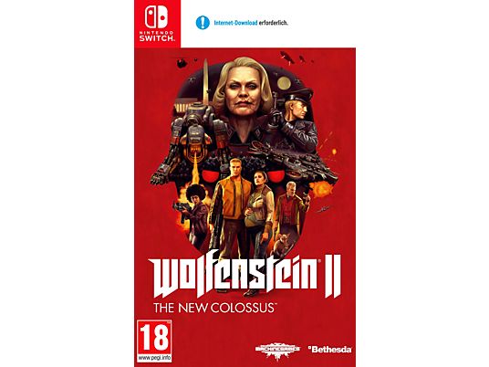 Wolfenstein II: The New Colossus (Code in a Box) - Nintendo Switch - Tedesco