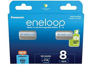 ENELOOP AAA 800 mAh, NiMH, vorgeladen, 8er-Pack