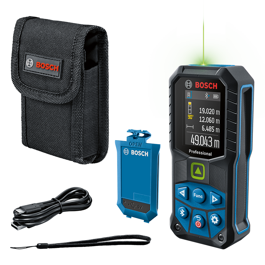 BOSCH PROFESSIONAL GLM 50-27 CG Lézeres távolságmérő védőelemmel (0601072U01)