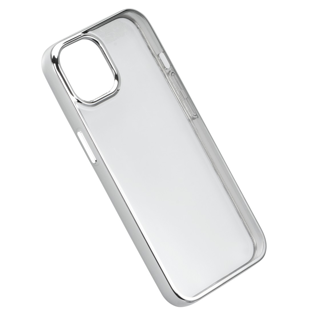 HAMA Apple, Clear&Chrome, iPhone 13, Silber, Transparent Backcover,