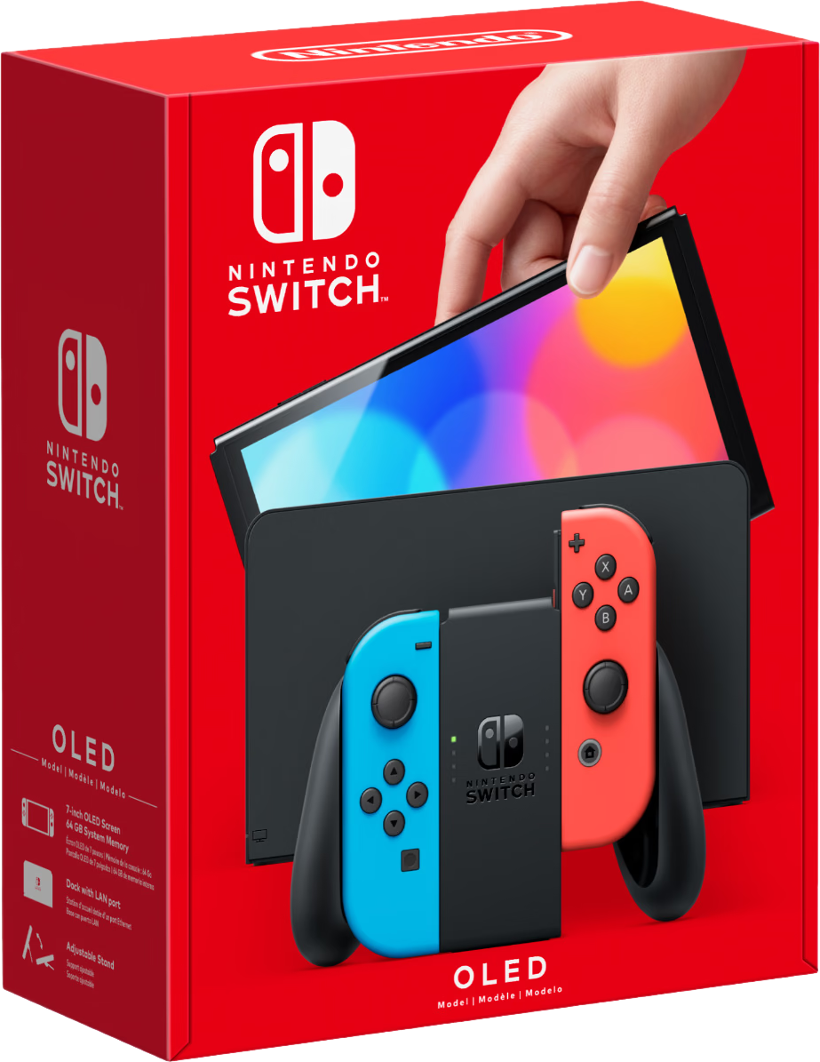 NINTENDO SWITCH OLED RB + MARIO KART + GAMING BUNDEL