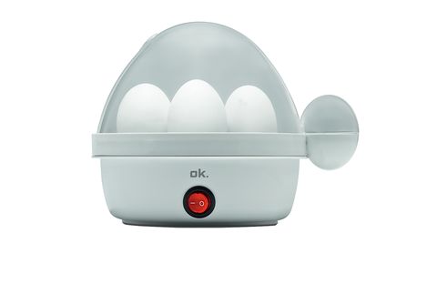 MovilCom® Cocedor de Huevos eléctrico - Hervidor cuece Huevos eléctrico con  Capacidad para 1-7 Huevos - 350W, sin BPA - Blanco
