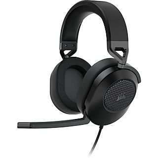 CORSAIR HS65 Dolby Audio 7.1 PC Surround Gaming Headset 3.5 mm Jack - Carbon (P55/PS4/Xbox series X/S/PC/Mac/Nintendo Switch/Mobile Devices)