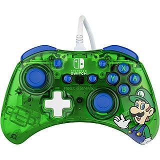 PDP Rock Candy Bedrade Controller - Luigi Lime - Nintendo Switch/Switch OLED