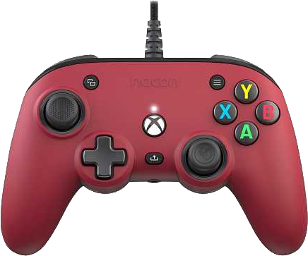 NACON Controller Pro Compact Colorlight Rood Xbox (XBXPROCOMPACTRED)