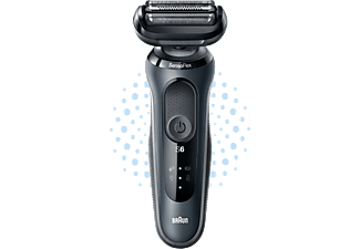 BRAUN Series 6 61-N1000s Wet&Dry Borotva, utazótokkal, szürke