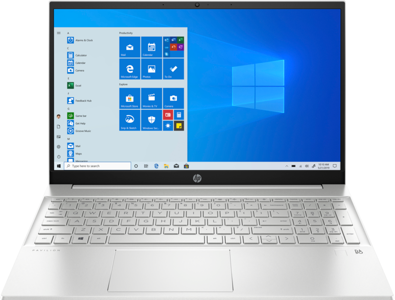 HP Pavilion 15-EH1001NH 396M2EA Ezüst laptop (15,6" FHD/Ryzen7/16GB/512 GB SSD/Win10H)