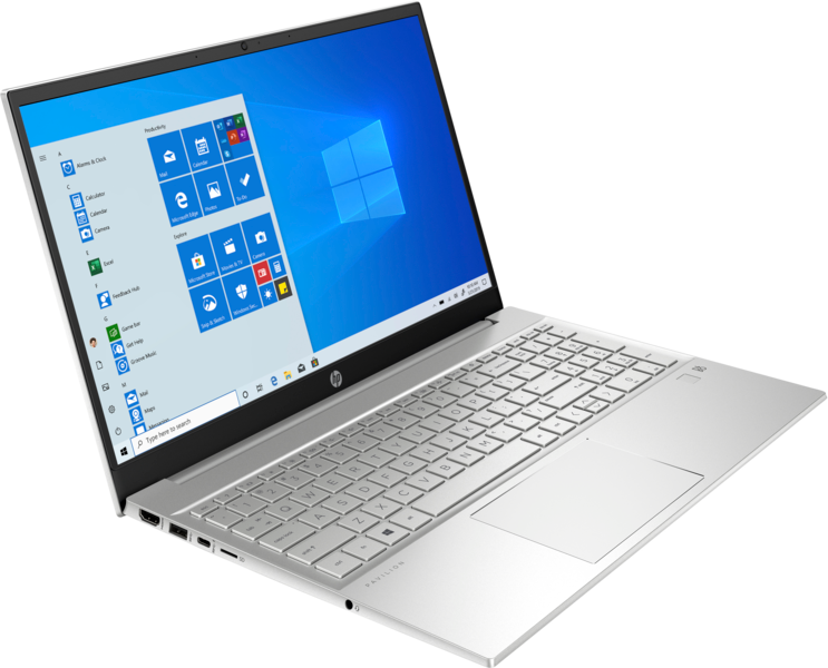 HP Pavilion 15-EH1001NH 396M2EA Ezüst laptop (15,6" FHD/Ryzen7/16GB/512 GB SSD/Win10H)