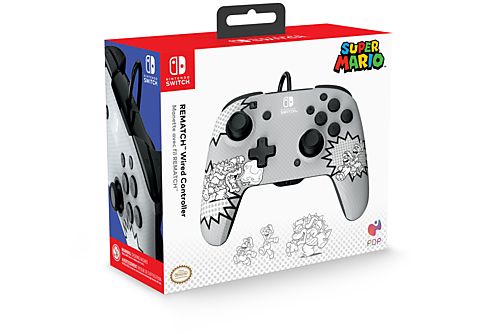 PDP Rematch Bedrade Controller - Comic Mario - Nintendo Switch