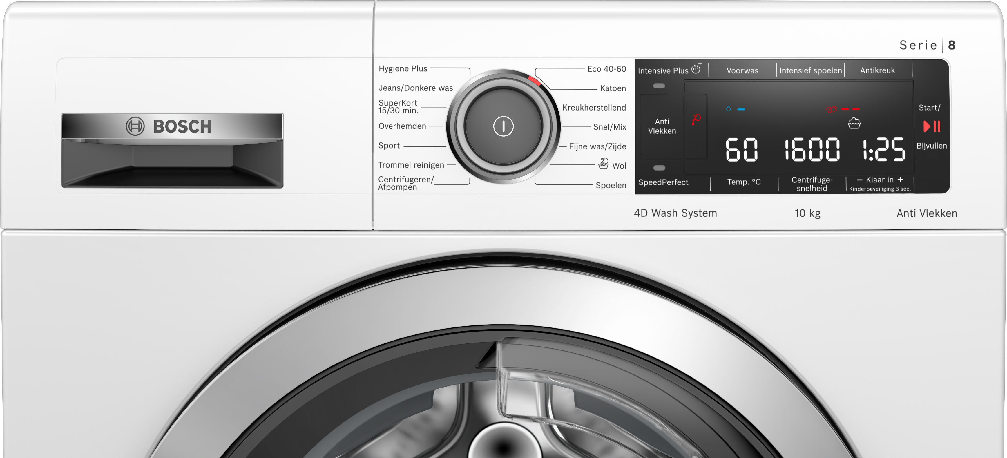 BOSCH WAX32M70NL Serie 8 4D Wash System Wasmachine