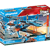 PLAYMOBIL 70831 Air Stuntshow Doppeldecker "Phönix" Spielset, Mehrfarbig