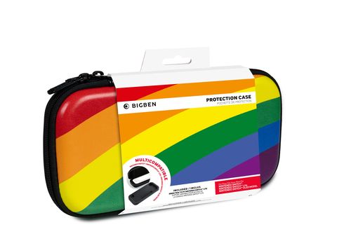 | Tasche, Nintendo Stabile Mehrfarbig Nintendo BIGBEN Switch Switch Regenbogen MediaMarkt Zubehör