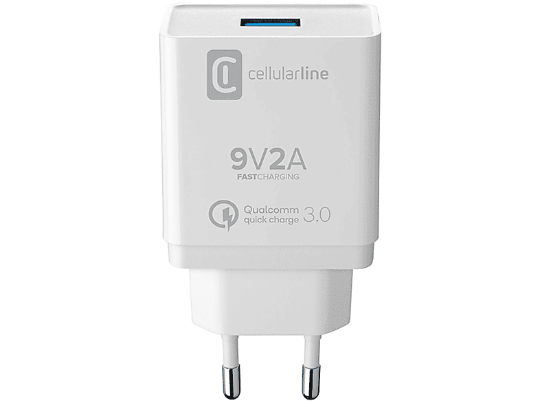 Caricabatteria Cellularline USB Kit 18W - Usb-C