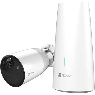 Kit de seguridad doméstico - Ezviz BC1-B1 Smart, 1 Cámara, Full-HD, Función de visión nocturna, Reducción digital del ruido 3D, DWDR, Blanco