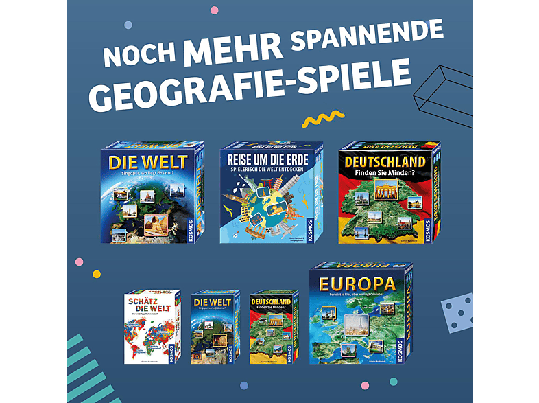 Thumbnail - KOSMOS Schätz die Welt Brettspiel Mehrfarbig