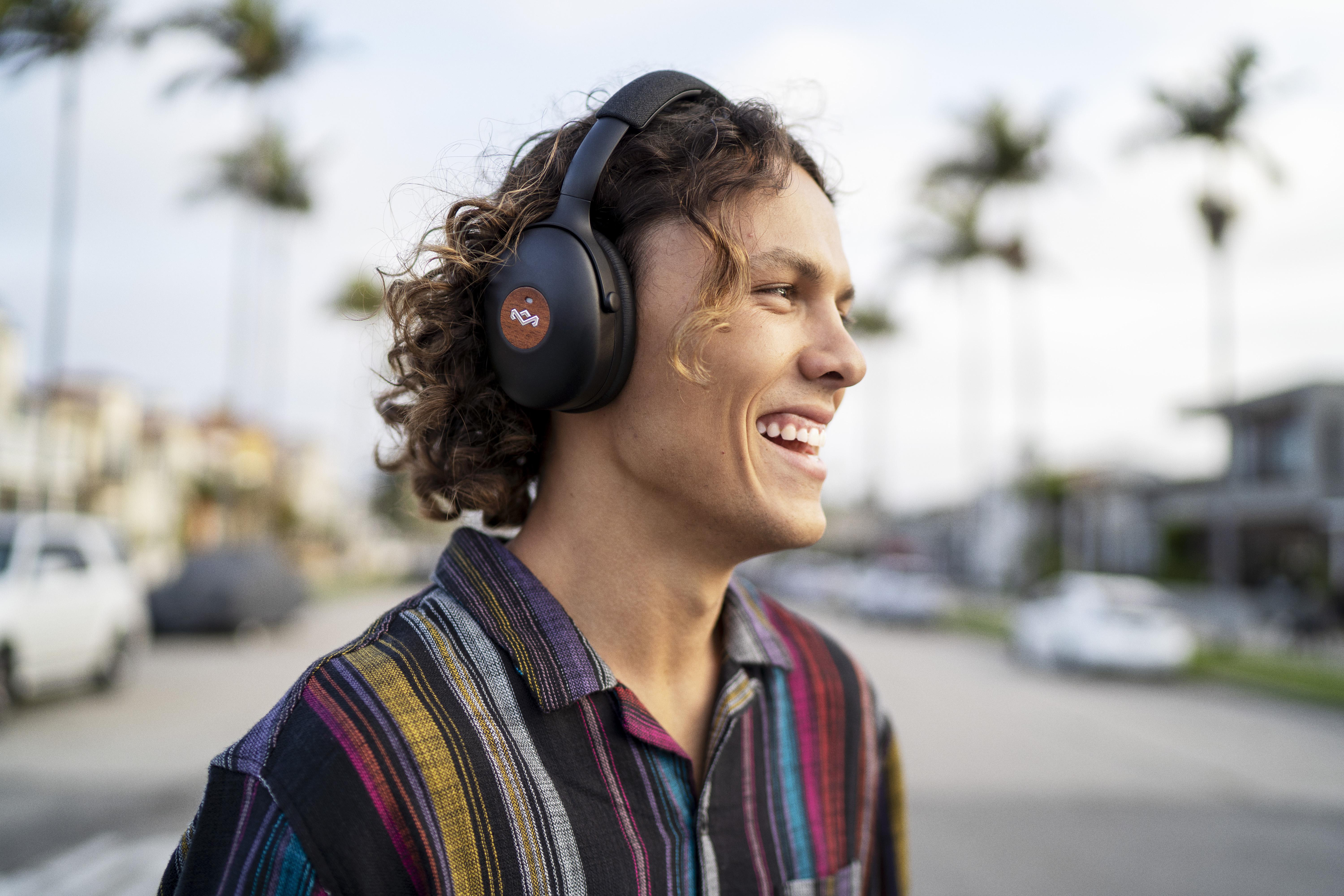 HOUSE OF MARLEY Positive Vibration XL ANC, Over-ear Kopfhörer Bluetooth Schwarz
