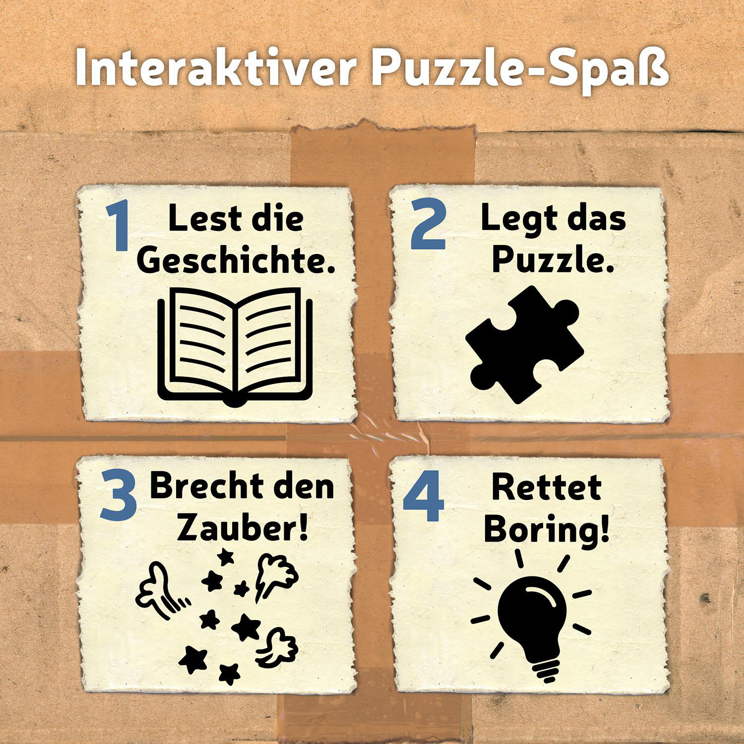Storypuzzle (200 Bitte öffnen nicht KOSMOS T) Kinderspiel