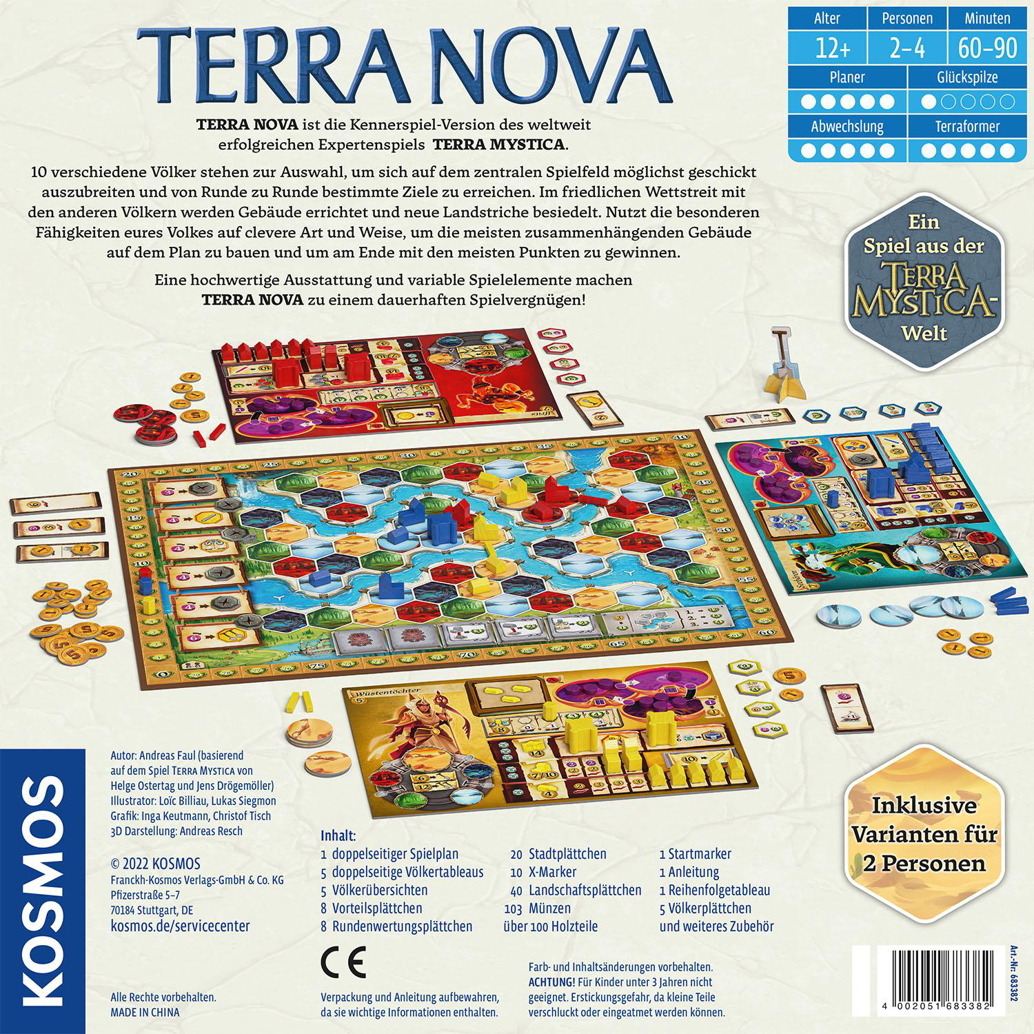 Terra Mehrfarbig KOSMOS Nova Brettspiel