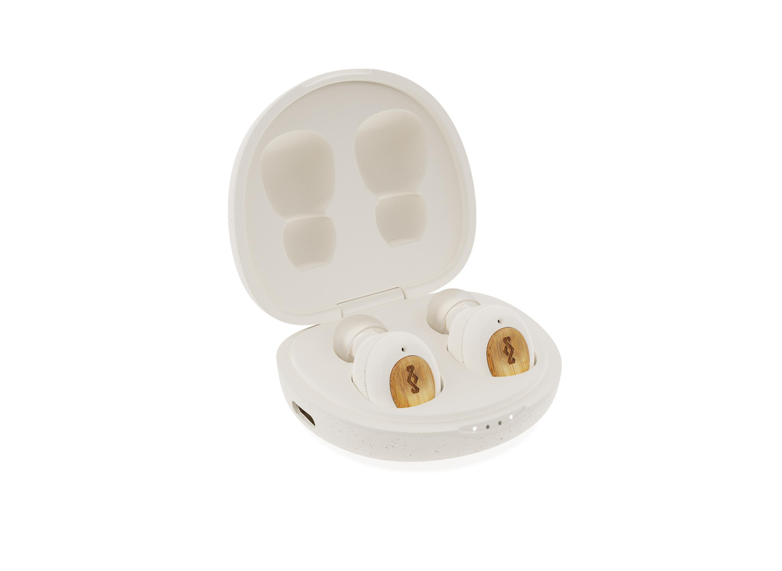 HOUSE OF MARLEY Champion True Wireless, In-ear Kopfhörer Bluetooth Cremefarben
