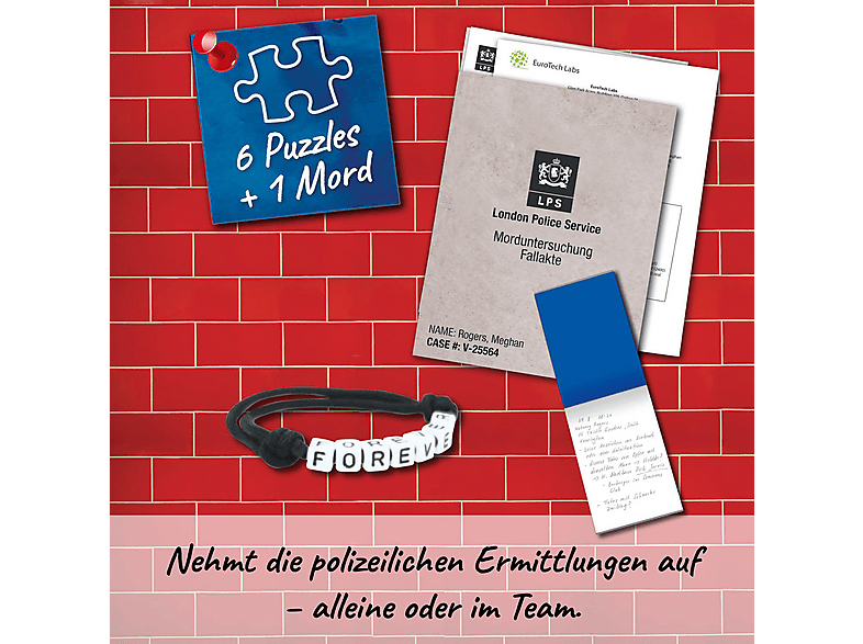 KOSMOS Murder Mystery Puzzle - Endstation Underground Gesellschaftsspiel