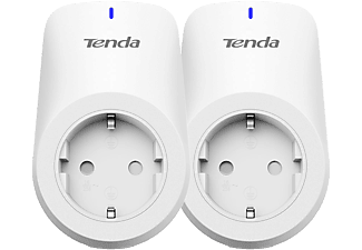 TENDA SP9 Wi-Fi-s okos konnektor fogyasztás mérővel 16A, max 3,68 kW, fehér, 2db/csomag