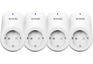 TENDA SP9 Wi-Fi-s okos konnektor fogyasztás mérővel 16A, max 3,68 kW, fehér, 4db/csomag