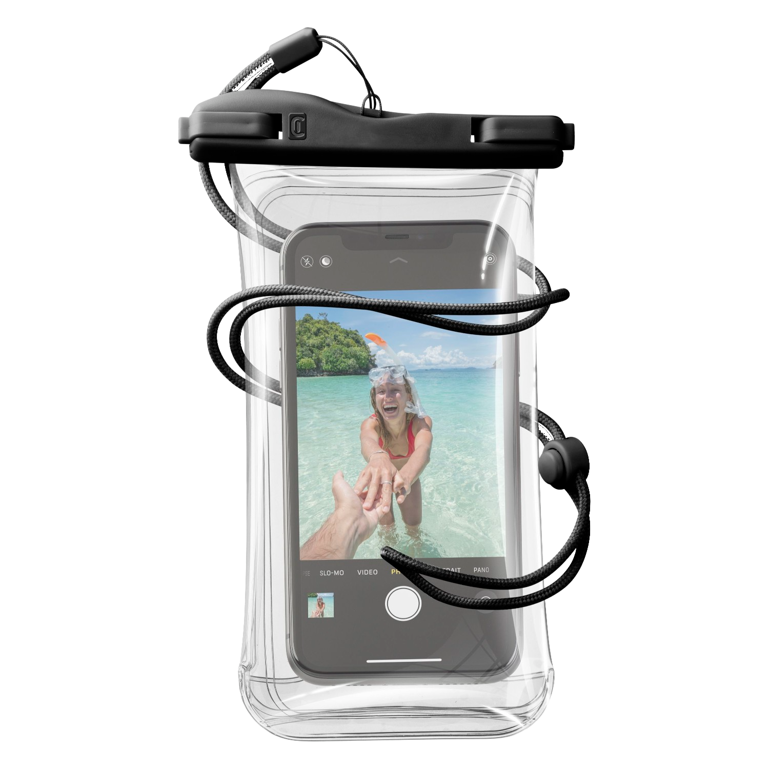 CELLULARLINE Voyager 22 Universeel Waterdicht Hoesje - Zwart afbeelding