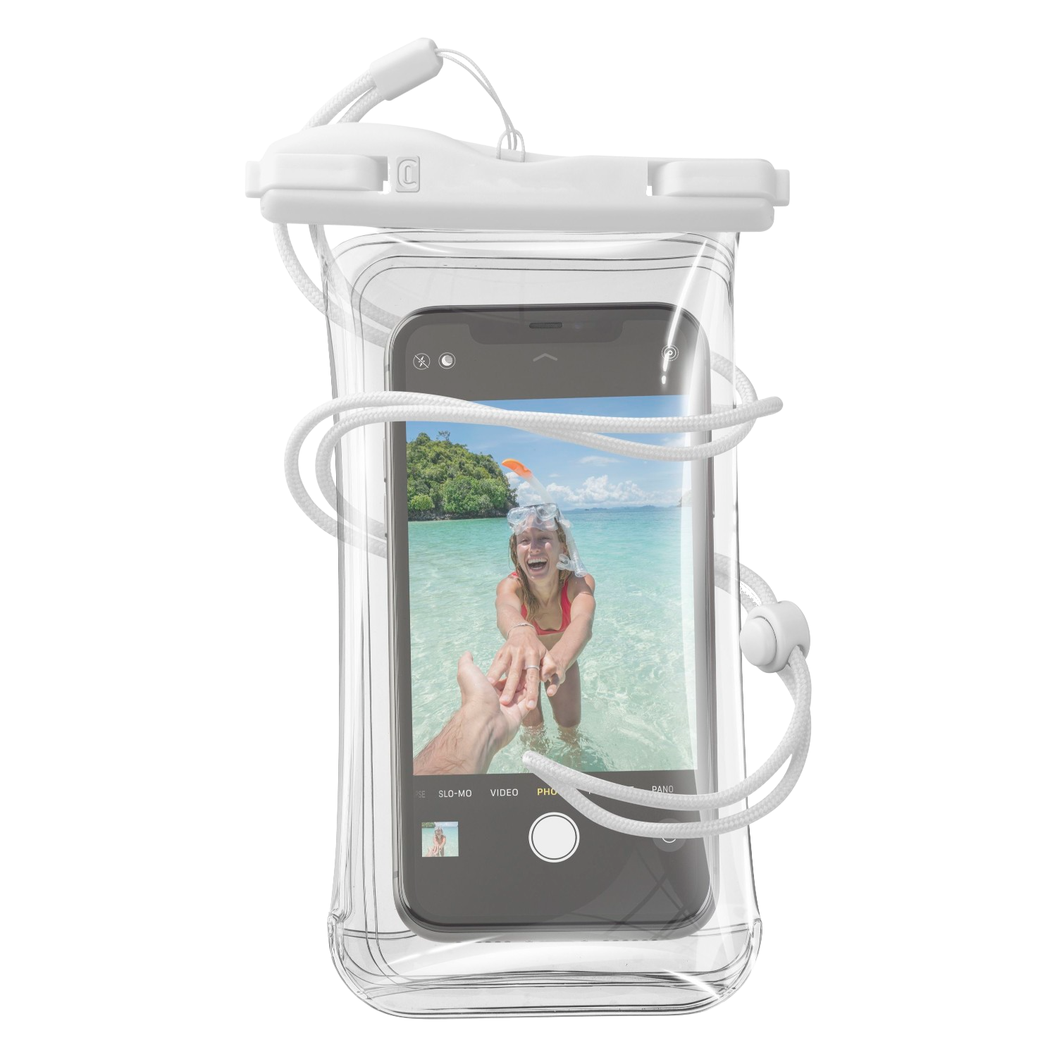 CELLULARLINE Voyager 22 Universeel Waterdicht Hoesje - Wit afbeelding