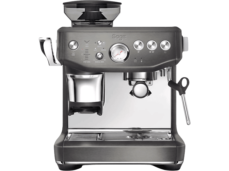 Sage The Barista Express™ Impress Black Stainless Steel