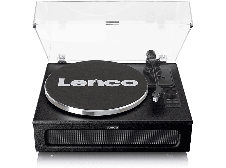 LENCO LS430BK Plattenspieler mit kaufen Lautsprecher MediaMarkt | online eingebauten