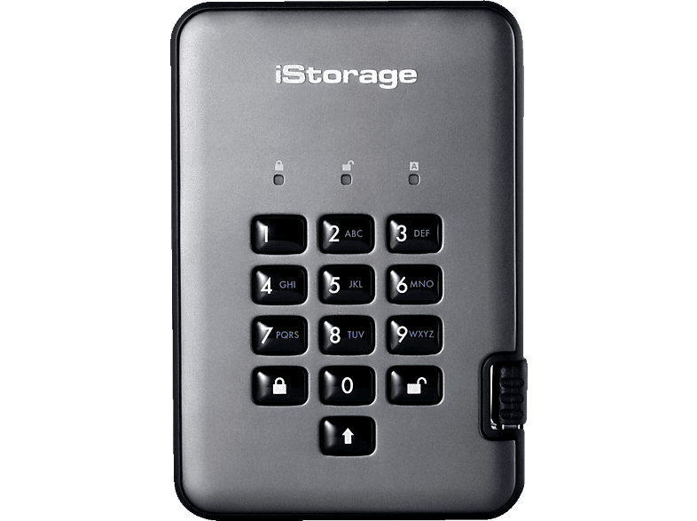 ISTORAGE DISKASHUR PRO2 Schwarz iStorage, 2TB