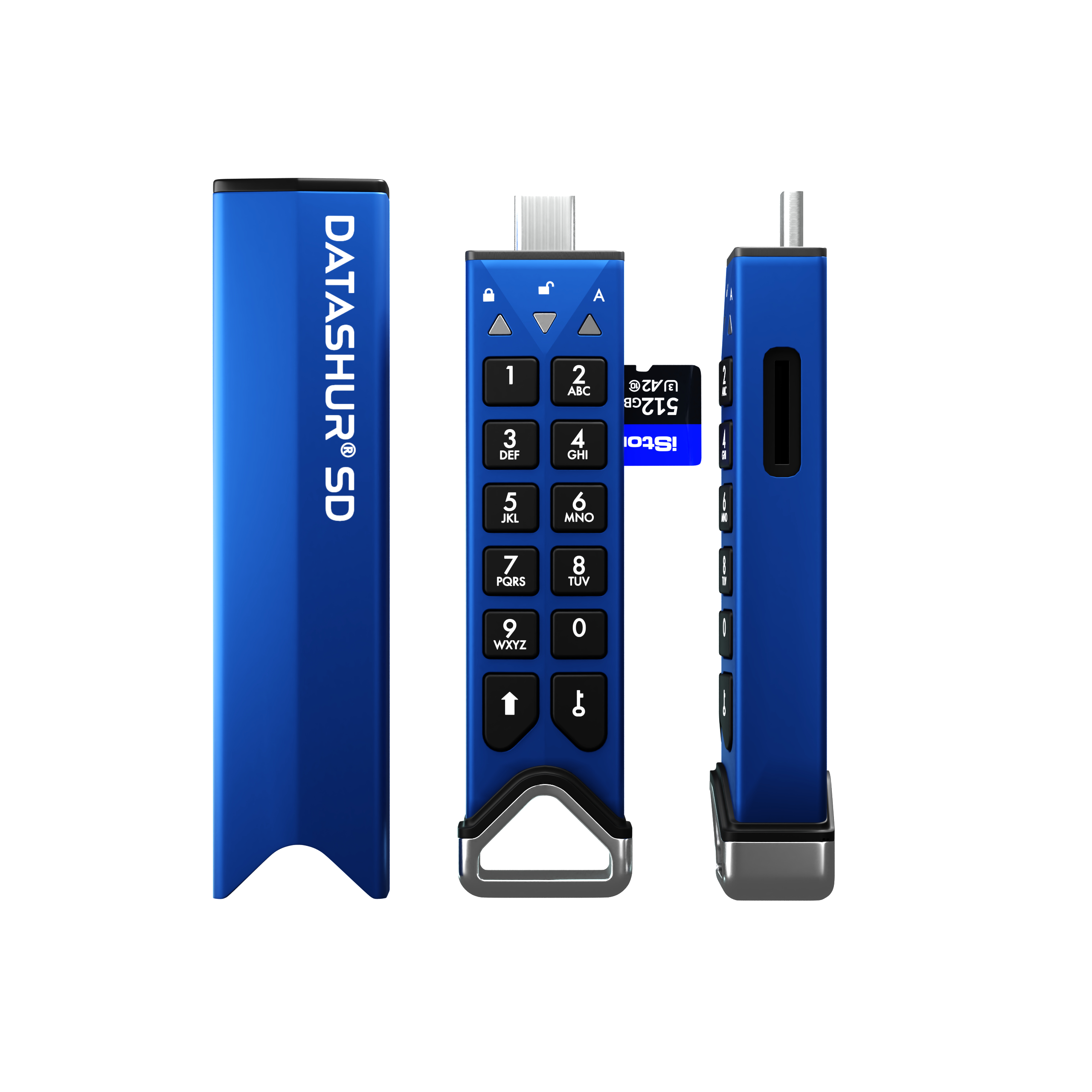 ISTORAGE DATASHUR SD SINGLE PACK, iStorage, Blau