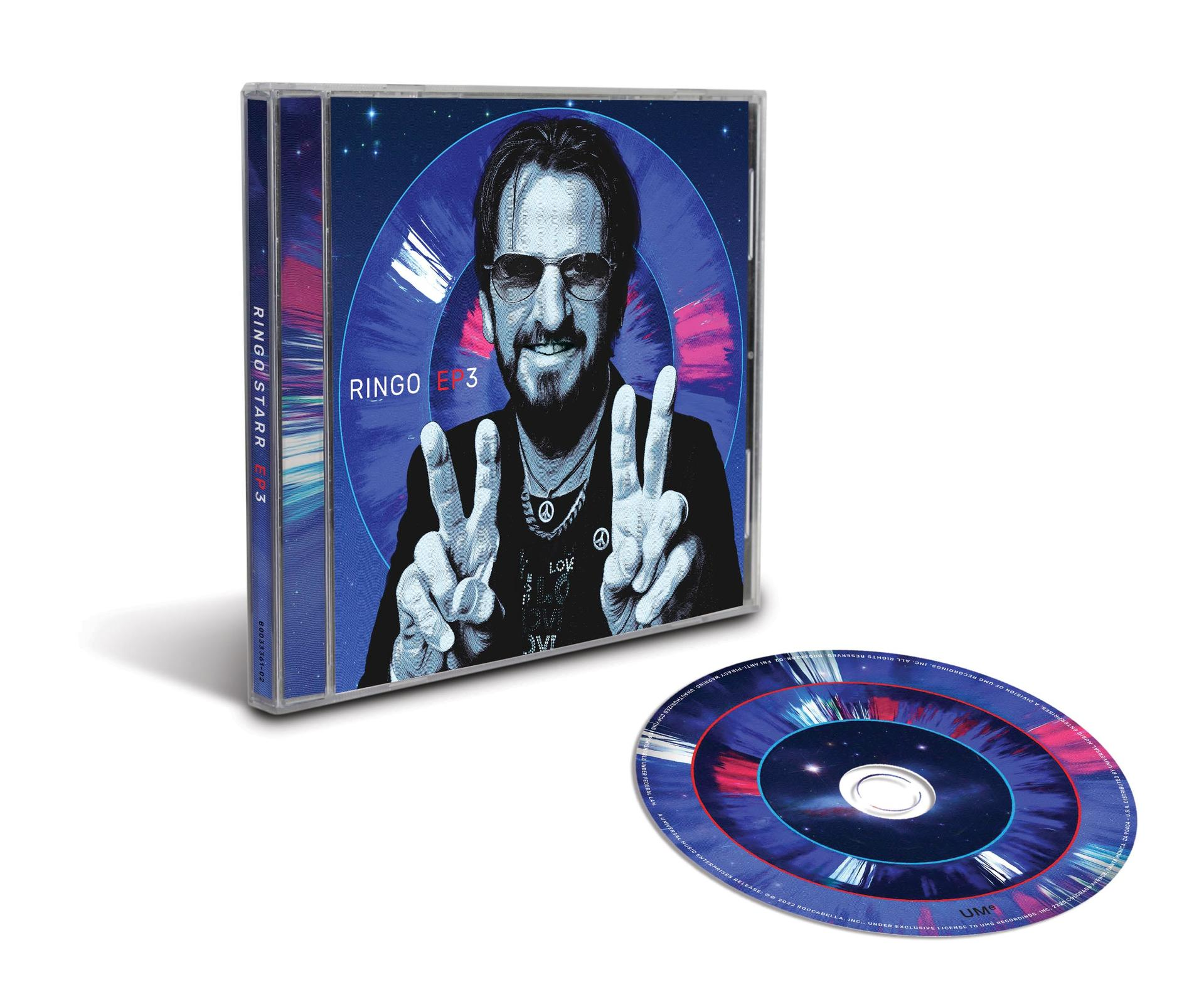 Ringo Starr E3 CD-box set, mellette a lemez.