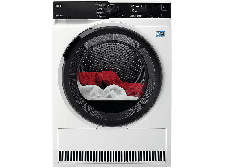 AEG Tr9Hc94B asciugatrice, 9 kg, 63,8 cm, Classe A+++