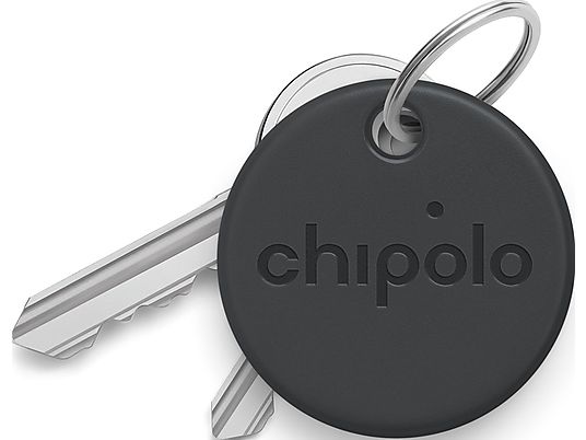 CHIPOLO ONE Spot 4er Pack - Schlüssel Finder (Schwarz)