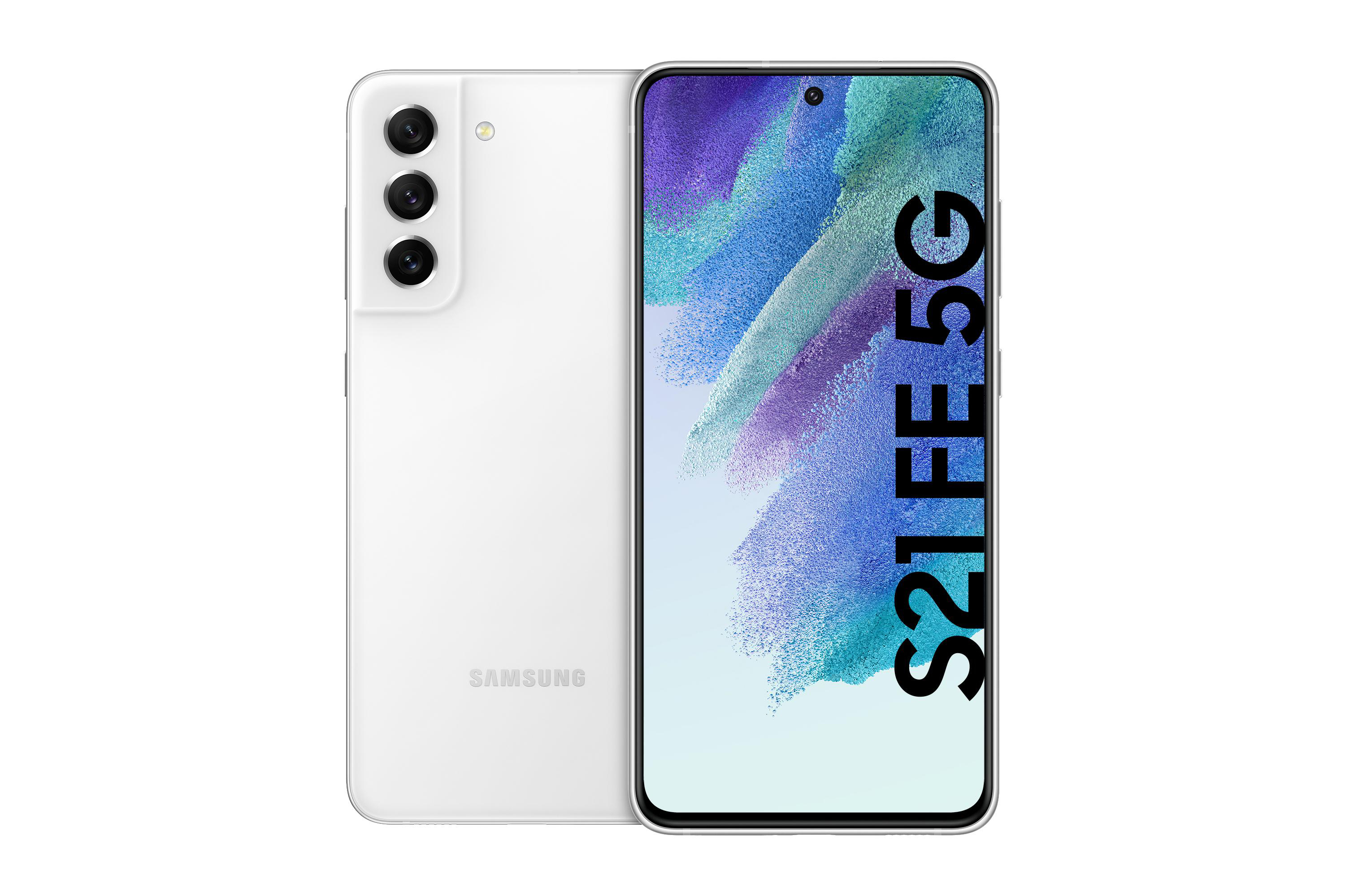 SAMSUNG Galaxy S21 128 SIM GB White Dual 5G FE