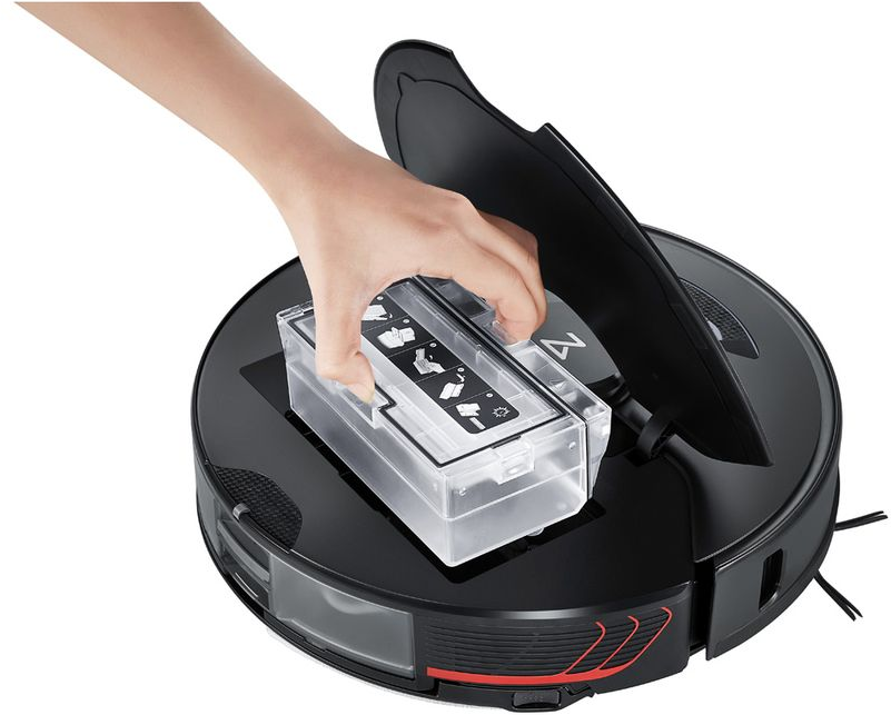 ROBOROCK S7 MaxV - Robot aspirapolvere e lavapavimenti (Nero)