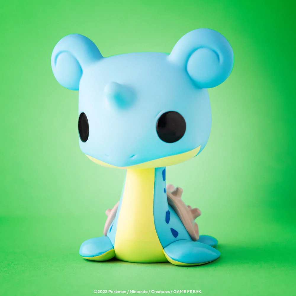 FUNKO POP! Games: Pokémon - Lapras - Personaggi da collezione (Blu/Giallo/Marrone)