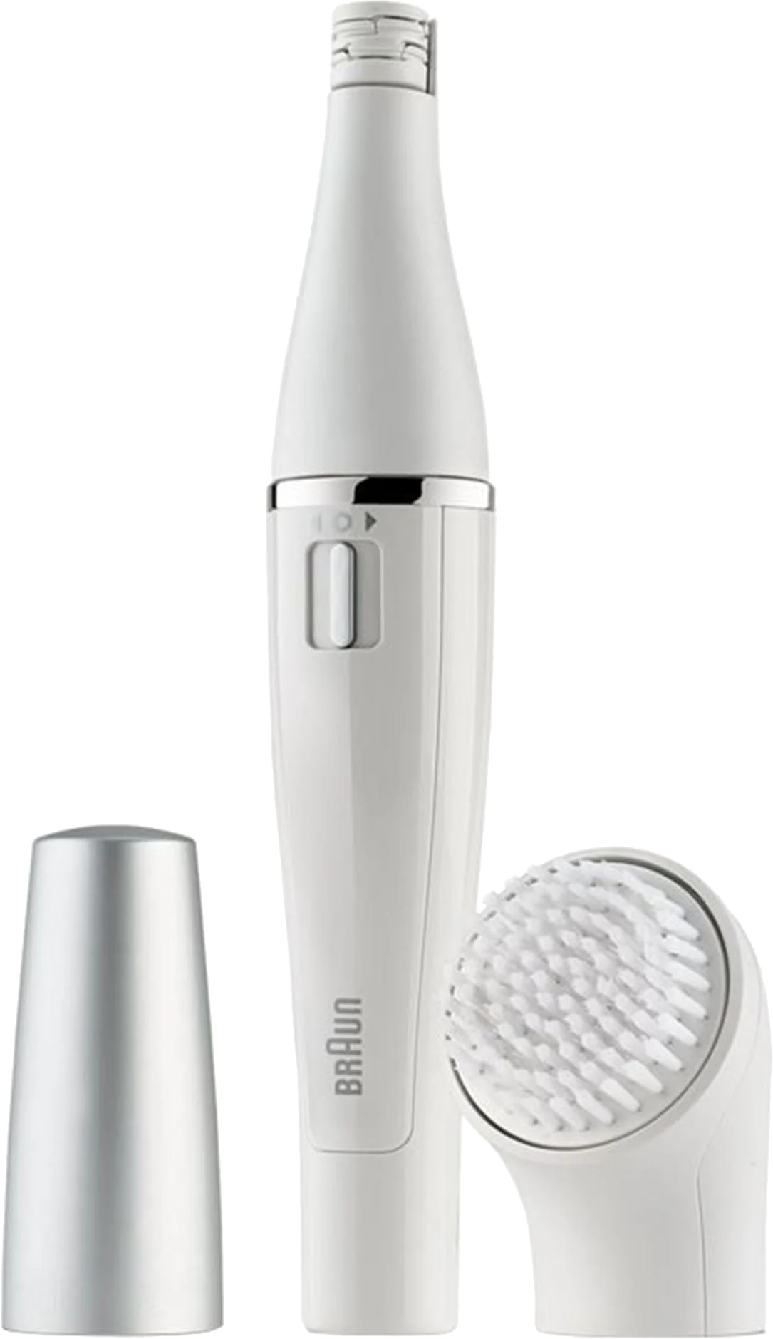 Depiladora - Braun Face 810, Depiladora para el vello facial, Con cepillo limpiador, Blanco