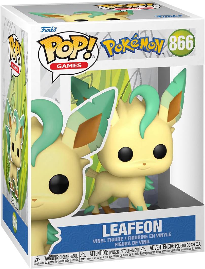 FUNKO POP! Games: Pokémon - Évoli - Figurine de collection (Jaune/Vert/Marron)