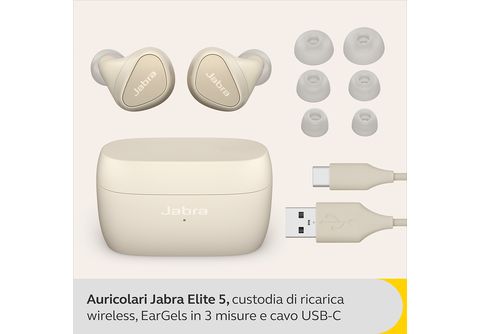 Cuffie true wireless JABRA Elite 5 Auricolari TW