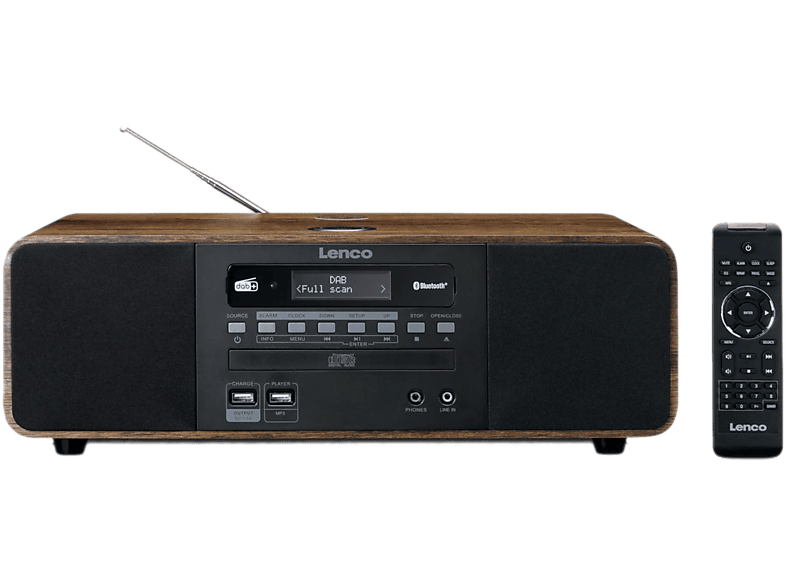 Lenco Radio Cd Dab+/fm Met Draadloze Lader (dar-051wd)