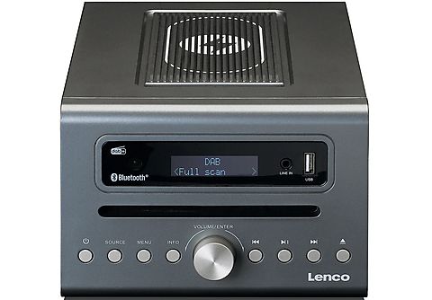 LENCO Radio CD DAB/FM Bluetooth avec chargeur sans fil (MC-175SI)