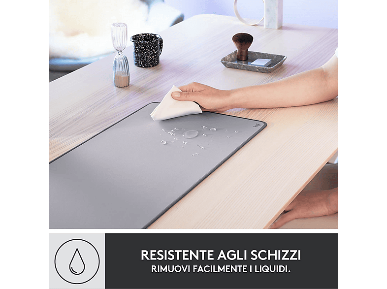 MDEIMAT Tappetino Per Mouse Rotondo – 20x20 Cm, Spessore 3 Mm, In Gomma Naturale, Tema Spazio Universo, Antiscivolo, Impermeabile