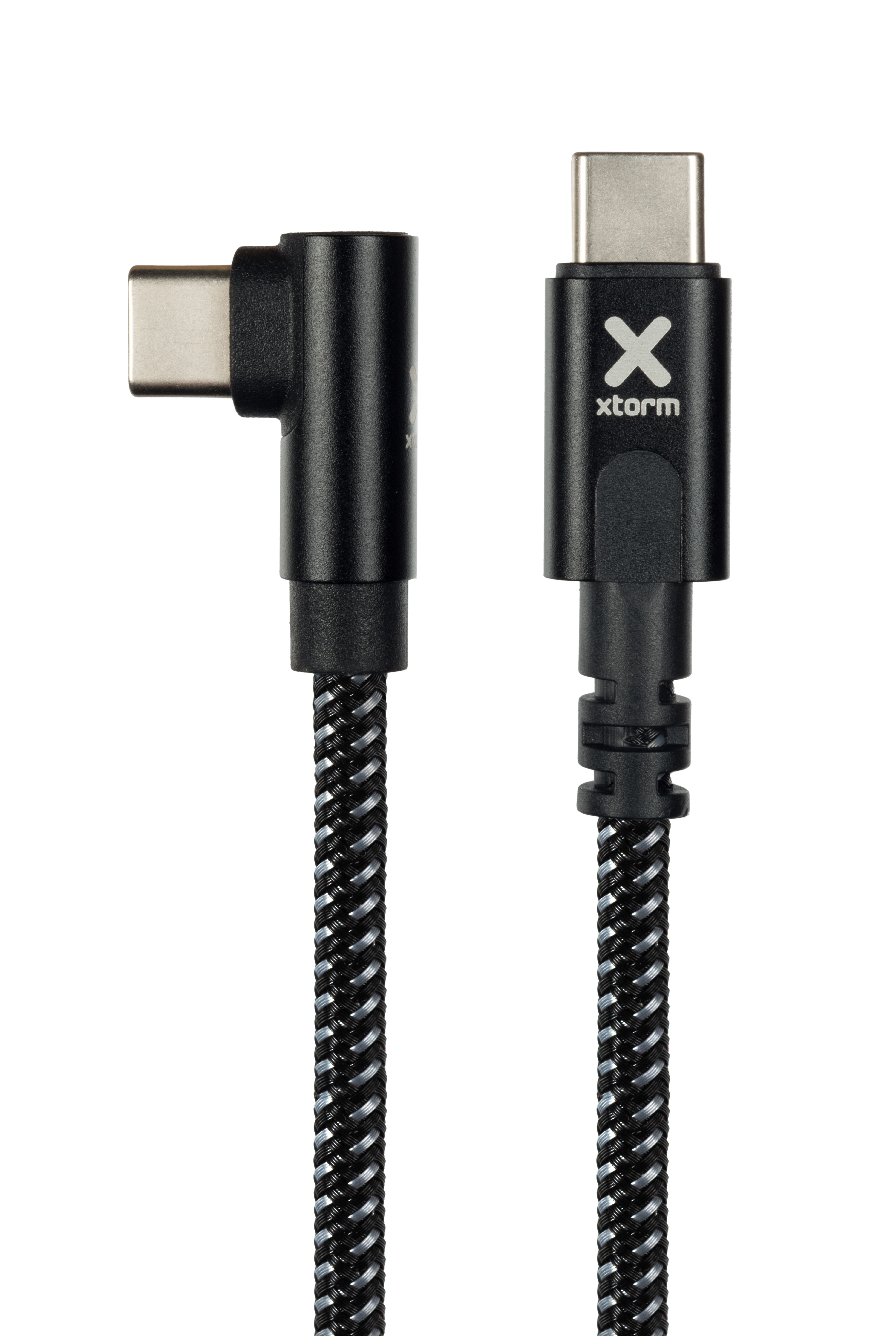 240W USB-C Kabel Mit 90° Winkelstecker – Nylon Geflochten, 1m, PD 3.1 Schnelllade- & Datenkabel