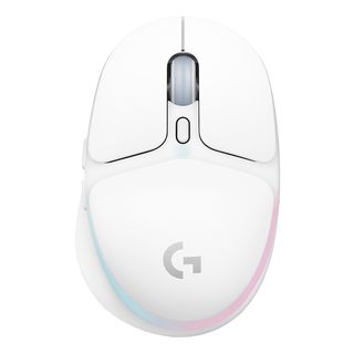 LOGITECH G705 - Gaming Maus, Kabellos, Optisch mit Leuchtdioden, 8200 dpi, White Mist
