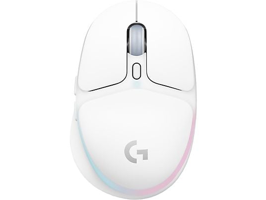LOGITECH G705 - Gaming Maus, Kabellos, Optisch mit Leuchtdioden, 8200 dpi, White Mist